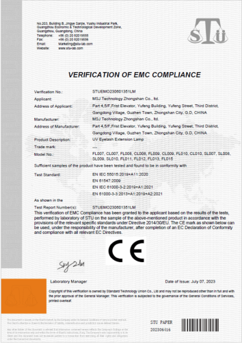 Zertifikat UV Lampe_1